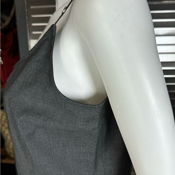 Fendi Fendissime Sportswear Gray Lana Wool Dress 6 - Picture 7 of 14